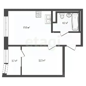 Продается 1-комн. квартира, 35,2 м²