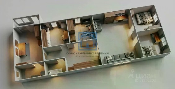 Продается 1-этажный дом, 65,5 м²