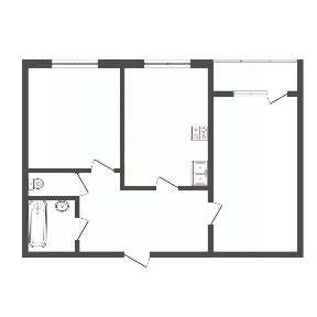 Продается 2-комн. квартира, 51,1 м²