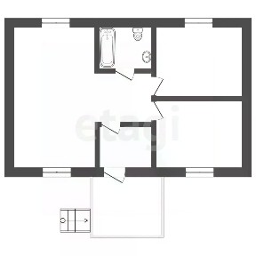 Продается 1-этажный дом, 56,2 м²