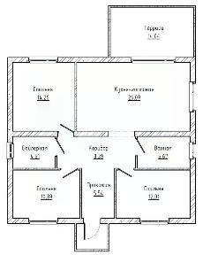 Продается 1-этажный дом, 99 м²