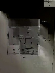 Продается 1-этажный дом, 58,1 м²
