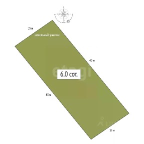 Продается участок, 6 сот.