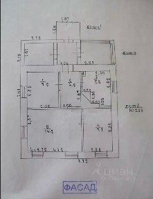 Продается 1-этажный дом, 56 м²