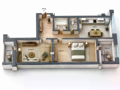 Продается 2-комн. квартира, 66,4 м²
