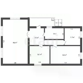 Продается 1-этажный дом, 112,2 м²