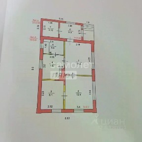 Продается 1-этажный дом, 60,2 м²