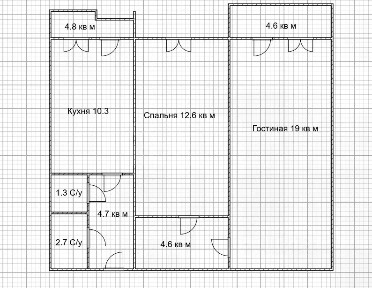 Продается 2-комн. квартира, 55,2 м²