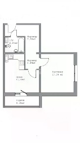 Продается 1-комн. квартира, 46,5 м²