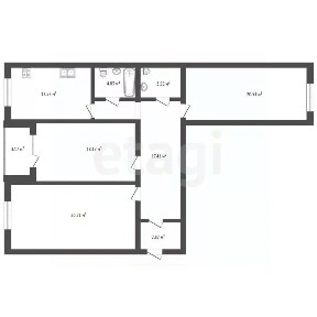 Продается 3-комн. квартира, 109,92 м²