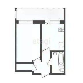 Продается 1-комн. квартира, 35,6 м²