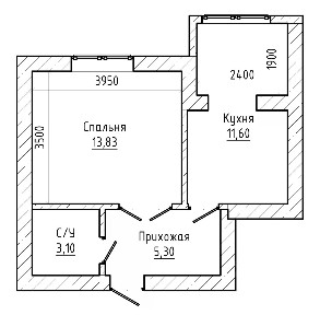 Продается 1-комн. квартира, 38 м²