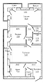 Продается 3-комн. квартира, 79,6 м²
