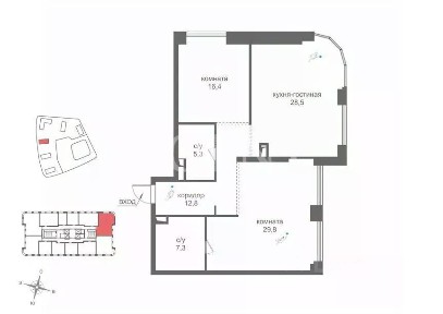 Продается 4-комн. квартира, 98,4 м²
