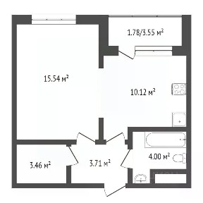 Продается 1-комн. квартира, 36,2 м²