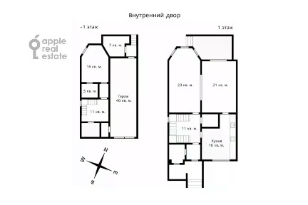 Продается многокомнатная квартира, 325 м²