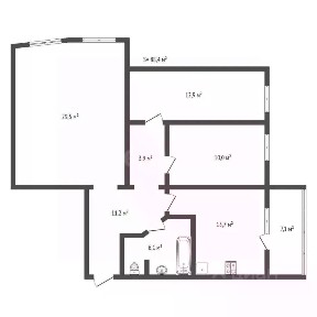 Продается 3-комн. квартира, 120,1 м²