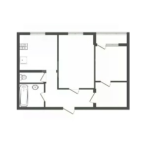 Продается 2-комн. квартира, 44,5 м²