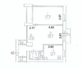 Продается 3-комн. квартира, 78 м²