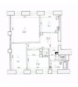 Продается 3-комн. квартира, 80,1 м²