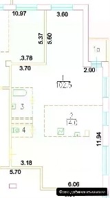 Продается 3-комн. квартира, 125,8 м²