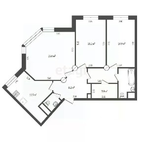 Продается 3-комн. квартира, 90 м²