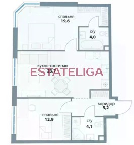 Продается 2-комн. квартира, 70 м²