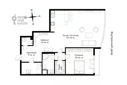 Продается 2-комн. квартира, 117 м²