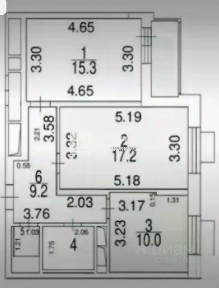 Продается 2-комн. квартира, 57 м²