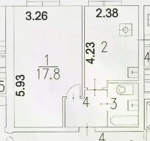 Продается 1-комн. квартира, 32,8 м²