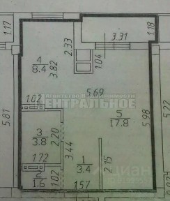 Продается 1-комн. квартира, 38,3 м²