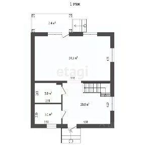 Продается 2-этажный дом, 140 м²