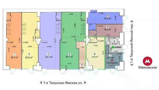 Москва, ЦАО, р-н Тверской, 1-я Тверская-Ямская ул., 4