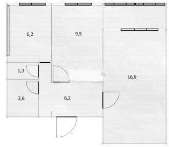 Продается 2-комн. квартира, 43,1 м²