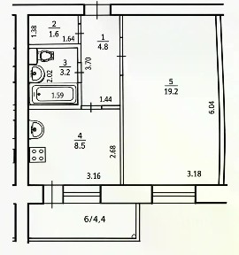 Продается 1-комн. квартира, 40 м²