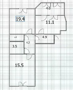 Продается 2-комн. квартира, 60,2 м²