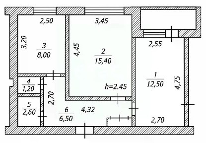 Продается 2-комн. квартира, 46,9 м²
