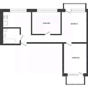Продается 3-комн. квартира, 63 м²