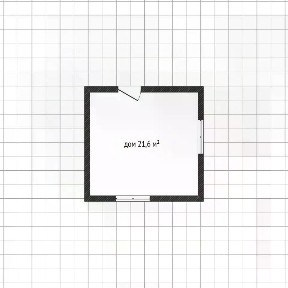 Продается 1-этажный дом, 21,6 м²