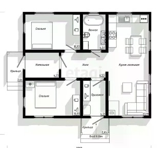 Продается 2-этажный дом, 130 м²
