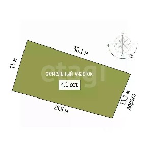 Продается участок, 4,12 сот.