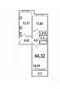 Сдается 2-комн. квартира, 70 м²