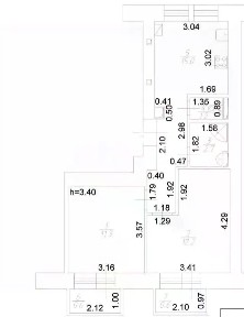 Продается 2-комн. квартира, 43 м²