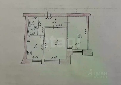 Продается 2-комн. квартира, 47,4 м²