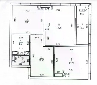 Продается 2-комн. квартира, 64,7 м²
