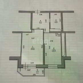 Продается 1-комн. квартира, 47,1 м²
