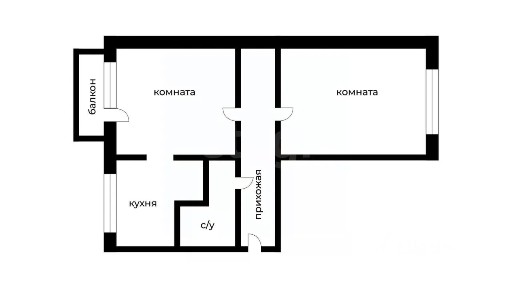 Продается 2-комн. квартира, 44,8 м²