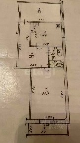 Продается 2-комн. квартира, 76,7 м²