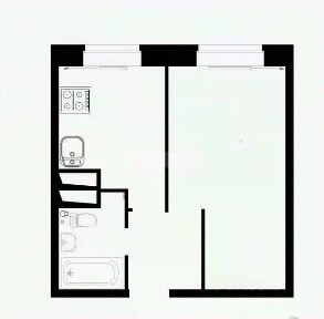 Продается 1-комн. квартира, 42,8 м²