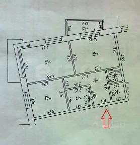 Продается 2-комн. квартира, 54,8 м²